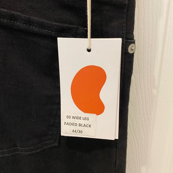 NWT Ilouity Black Wide Leg Maternity Jeans - Picture 12 of 12